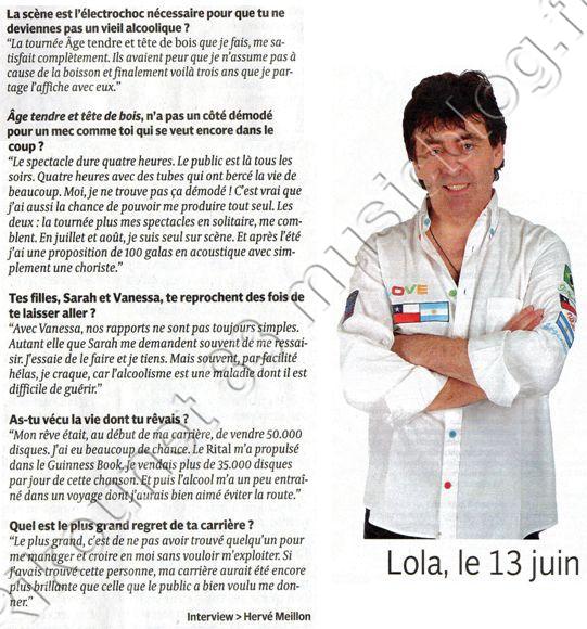 Blog de barzotti83 : Rikounet 83, Claude barzotti DH Lola article de presse Belgique