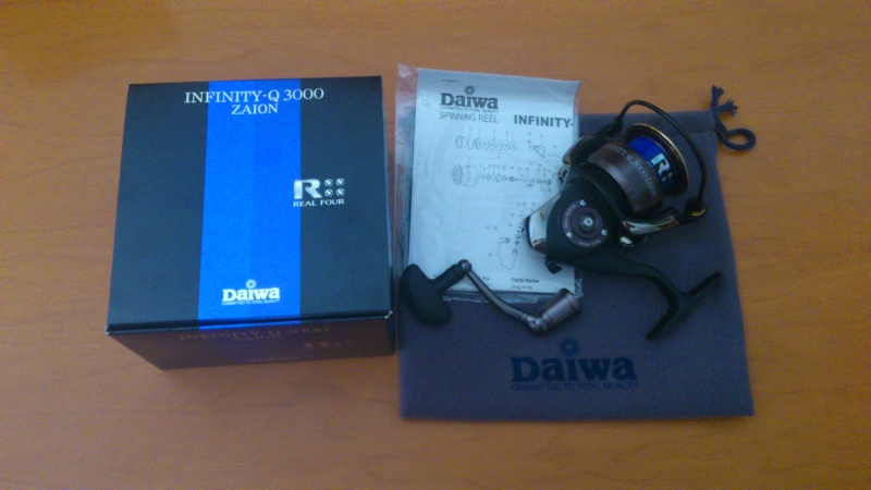 VENDO][USATO 1 VOLTA]DAIWA INFINITY-Q 3000 ZAION