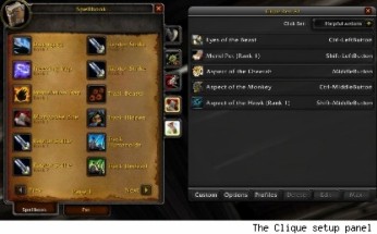 ADDON : Clique pour tous les casters