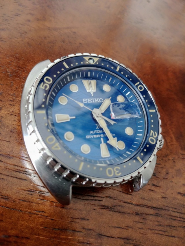 Coin des Affaires Seiko king turtle bleu srpe07k