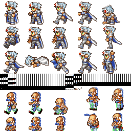 I created a mod for Final Fantasy IV The Complete Collection that replaces  Cecil's Paladin battle model to better fit his avatar and field model.  Don't know if I'm the only one